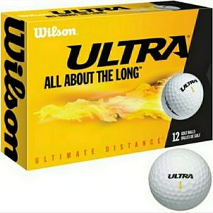 WILSON Ultra All About the Long 12 Golf Balls Ultimate Distance NEW IN BOX!